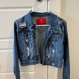 Guess Distressed Denim Jacket